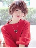 《Agu hair》ウェットなふわくしゃショート