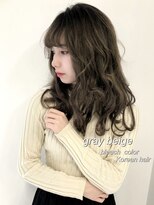 セシルヘアー(CECIL hair)&nbsp;CECIL下北沢　ハイライトグレージュ×韓国ヘア