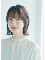 ガーデン タチカワ(garden tachikawa)&nbsp;暗髪×ロブ×シースルーバング×フレンチガーリー