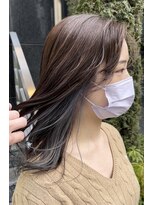 ゼンコー 国分寺(ZENKO)&nbsp;【デザインカラー】インナーシルバーアッシュ（ブリーチ1～2回）