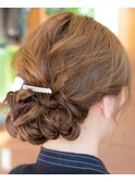 結婚式やパーティー、イベントに♪ゆるふわスタイル