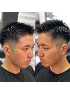 トップバイスリーナイン(TOP by THREE NINE) メンズ　フェードカット