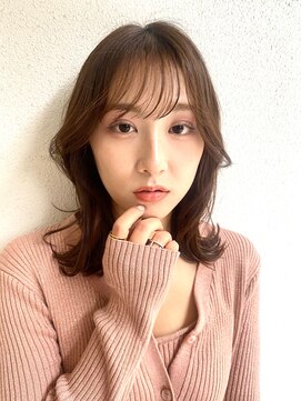 ブゾン(buZon) 【buZonブゾン】大人くびれミディ×マロンベージュ