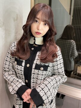 アイティーバイアルバム 松戸店(IT by ALBUM) 韓国ウェーブ_グレージュカラーボブウルフココアベージュ_39023