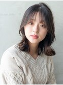 20代30代大人可愛い前髪ありボブ/くびれレイヤーカット/髪質改善