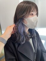 ヘアーアイスカルテット(HAIR ICI QUARTET)&nbsp;20代30代ラベンダーインナーカラーイヤリングカラー