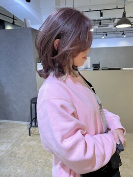 メリー オオサカ(Merly Osaka) 透明感でスッケスケ!ラベンダーカラー_clear lavender ash_