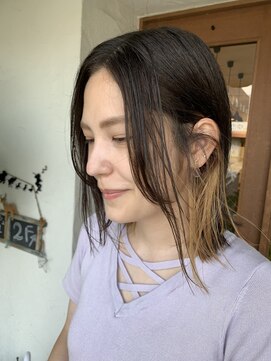 スプリング バイ ラシク(spring by Rasiku) インナーカラーがアクセントなボブ