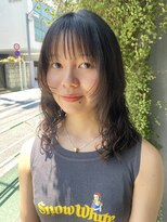 カゼ ダイカンヤマ Kaze DAIKANYAMA&nbsp;顔まわりカット◯ニュアンスパーマロング