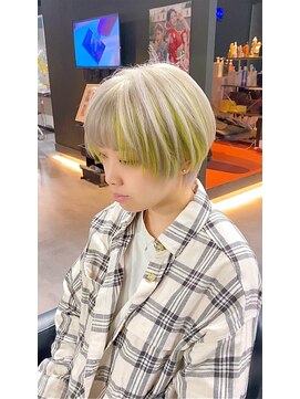 キッススワン(KISS SWAN) ライムグリーン×ホワイト