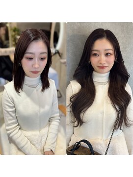 エヌ 梅田(enu) 梅田/シールエクステ/学割/大阪/艶カラー/韓国風/レイヤー