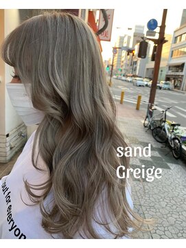 ボアップ(boappu) #ケアブリーチ#ダブルカラー#グレージュ#髪質改善