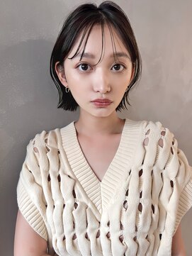 パーク(PARK) 【PARK】切りっぱなしボブ×ラベンダーアッシュ