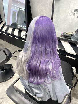 シェイロ(Cielro) ホワイトシルバー×パープル/ツートーンカラー