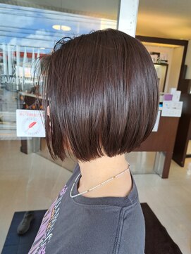 マリーインターナショナル 浦添店(MARIE INTERNATIONAL) ボブミニボブショートボブナチュラルベージュアッシュベージュ