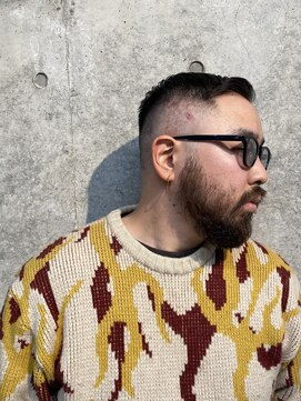 レンゲン(LENGEN) メンズパーマフェードバーバーツイスト理容室カット