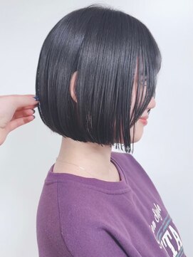 モリオフロムロンドン 松戸店(Morio from London) 【morio松戸】ショートボブ 黒髪 ボブ ツヤ