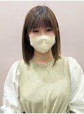 髪質改善ストレート　大人ボブ