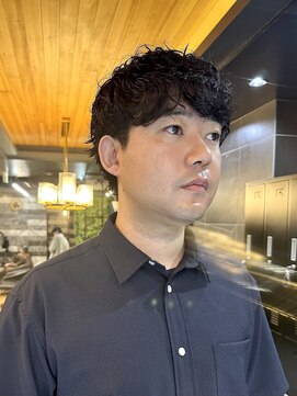 オフ(off) 刈り上げないメンズショート×ニュアンスパーマ