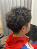 【流行りのツイストパーマ】メンズカット＋ツイストパーマ　￥10900