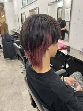 プライズ 所沢プロぺ通り店(prize) インナーカラー ラベンダーピンク ピンクカラー 所沢