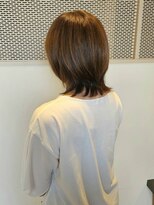 アン アイズ(ann EYES) くびれボブ前髪ありイメチェン20代30代40代50代水素カラー
