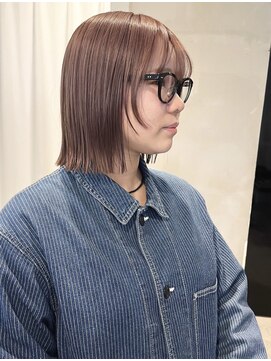 グラフ ヘアーズ ラボ graf hair's lab ミルクティーボブ
