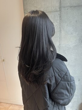 ファロルーエ(falo Ruhe) ロングレイヤー×地毛カラー【faloRuhe二子玉川】