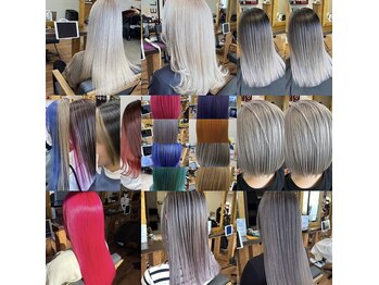 ルッカヘアガーデン バイ ラッシュゴールド(RUCCA HAIR GARDEN by LUSH GOLD)の写真/トレンドをご提案致します!ヘアアレンジができるWカラー・ブリーチカラーのデザインで第一印象を華やかに♪