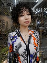 ワークス ヘアデザイン(WORKS HAIR DESIGN)&nbsp;ショートスパイラルパーマカーリーヘアー