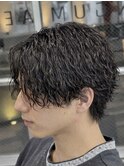 縦落ちツイストスパイラルセンターパート