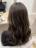 【レディースフルコース】カット+カラー+パーマ+2stepトリートメント 18000