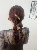 結婚式ヘアセット