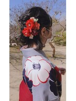 セブン美容室 東川口店&nbsp;ハーフアップ