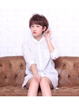 ヴィーブ ヘアー 伊丹店(VIB hair) ころんと丸い女子力高めなおしゃれショートマッシュ