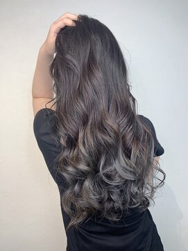 アンダーバーホワイト 天王寺阿倍野店(_WHITE) ナチュラルバレイヤージュロング