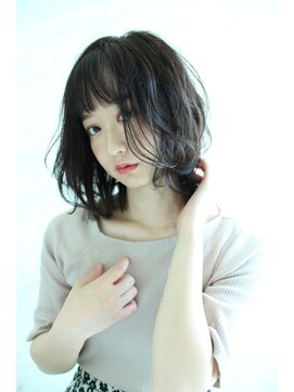 美容室ジャスミン 【ヒロシ】ミディアムウルフ　サイド