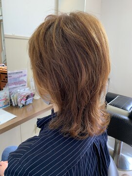 コアフィールフィス(COIFFURE fils) 《見附 今町》ハイトーン ウルフミディ