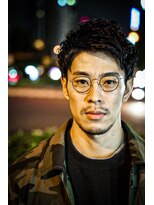 クロム トウキョウ ザ バーバー 新宿(CHROM TOKYO the Barber) ツーブロックアップバング　新宿/メンズカット/メンズパーマ20代