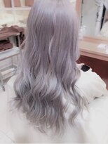 ネオリーブアーチ 武蔵小山店(Neolive arch) ラベンダーホワイト × ケアブリーチカラー【武蔵小山美容室】