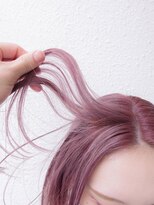 デビュー ヘアーメイク&nbsp;ピンクラベンダーカラー