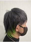 ウルフカット/インナーカラー/レイヤー/ブリーチ
