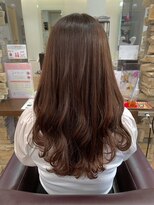 リー 甲子園(Lee)&nbsp;ゆる巻×ロング×ピンクブラウン☆