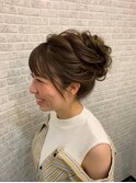 高めアップスタイル