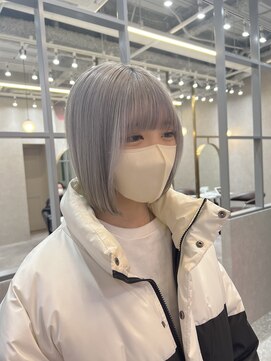 ロンド レア 天神大名店(Lond Le’a) ミルクティーベージュ髪質改善トリートメントインナーカラー