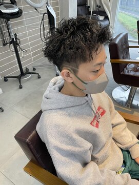ザコーストバイネオリーブ 辻堂店(The coast by neolive) スパイキーショートツイストパーマ