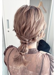 お呼ばれヘアセット＊