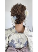 ヘアアレンジヘアセットパーティーヘアオトナカワイイ