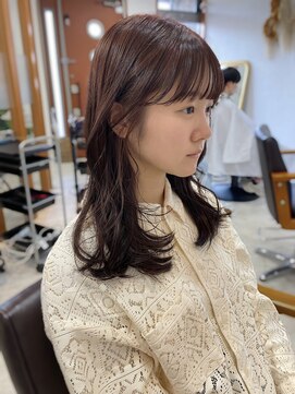 シエル(Ciel) カット×ピンクブラウン