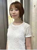 顔まわりレイヤー×ショートボブ